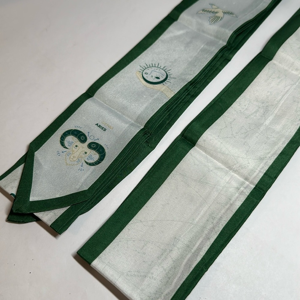 Zodiac Aries Two Thin Scarves / Hair Bands / Scarves- #1066 - Picture 2 of 6